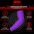 Black Arm Compression Sleeves for Kids Basketball Football Baseball Shooting Sleeve