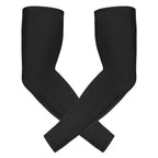 Black Arm Compression Sleeves for Kids Basketball Football Baseball Shooting Sleeve