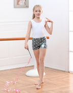 Unicorn Stars Gymnastics Dance Shorts for Girls