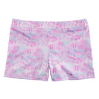 Cotton Candy Tie Dye Gymnastics Dance Shorts for Girls