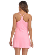 Exercise Workout Dress With Built-In Shorts