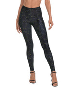 Graphic Print Black Cats Legging Tights