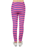 Girl's Purple and Pink Stripes Ultra Soft Leggings