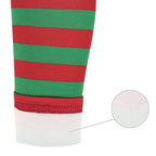 Girl's Red and Green Stripes Ultra Soft Leggings