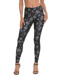 Graphic Print Witch Spells Legging Tights
