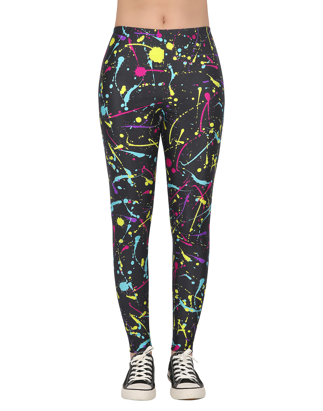 Paint Splatter Graphic Leggings Secondary image
