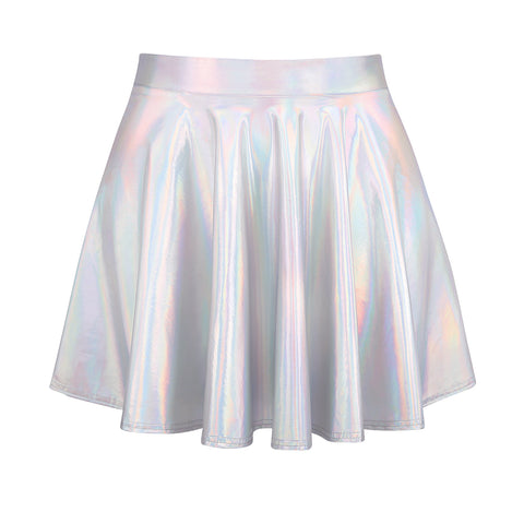 Girl's Metallic Skater Skort