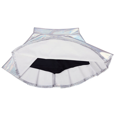 Girl's Metallic Skater Skort