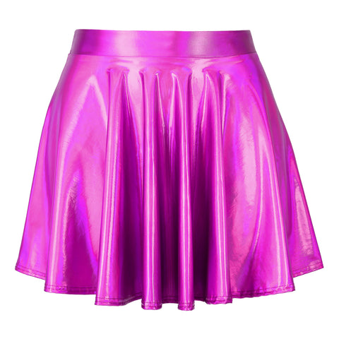 Girl's Metallic Skater Skort
