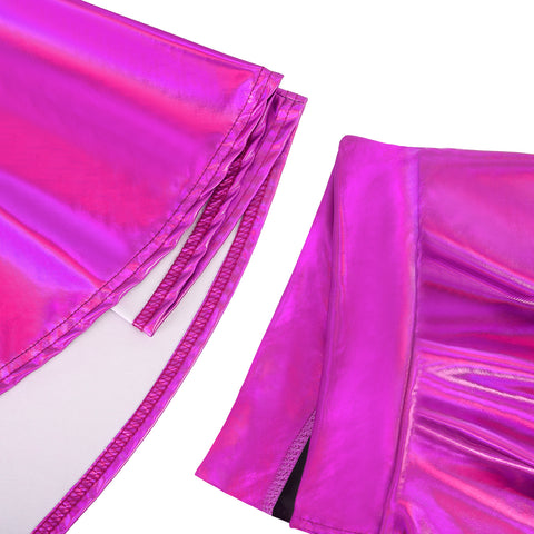 Girl's Metallic Skater Skort