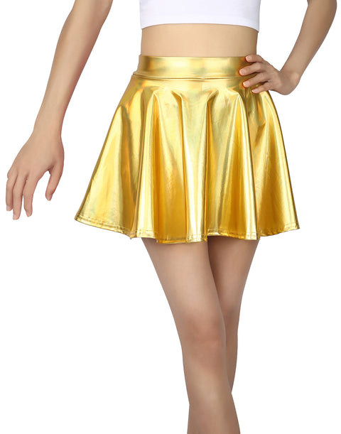 Girl's Metallic Skater Skort