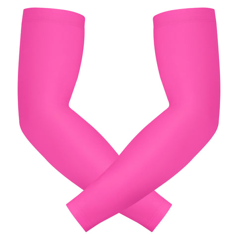 Black Arm Compression Sleeves for Kids Basketball Football Baseball Shooting Sleeve