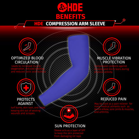 Black Arm Compression Sleeves for Kids Basketball Football Baseball Shooting Sleeve