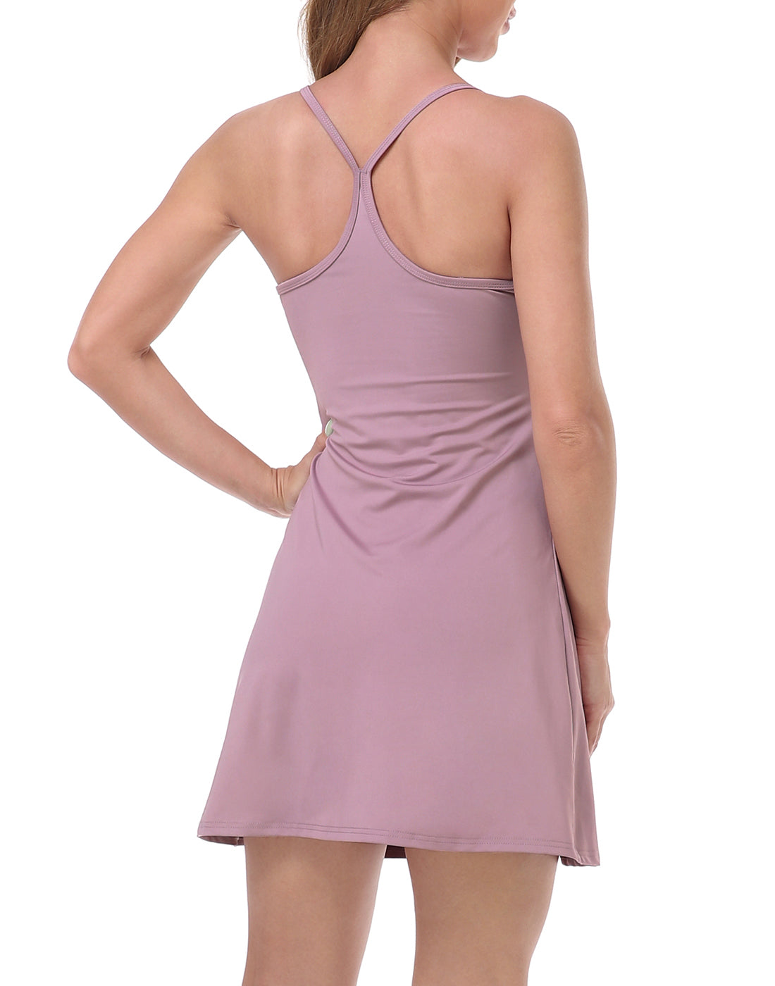 Exercise Workout Dress With Built-In Shorts
