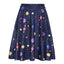 Outer Space Constellations Midi Skirt