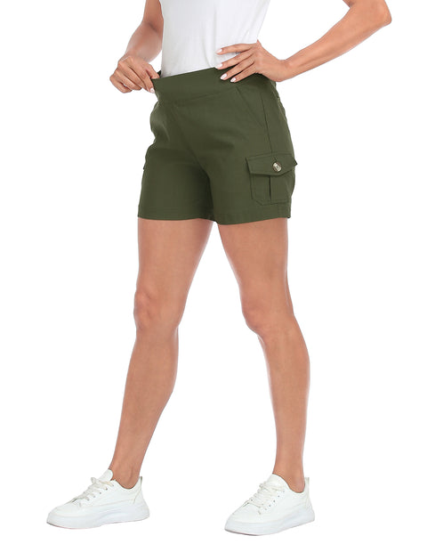 Womens Cargo Shorts with Pockets
