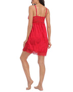 Womens Silk Nightgown Satin Lace Chemise Dress