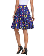 Magic Outer Space Midi Skater Skirt