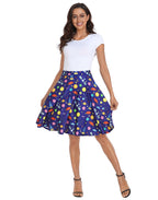 Magic Outer Space Midi Skater Skirt