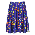 Magic Outer Space Midi Skater Skirt
