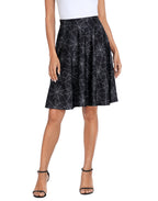 Spiderwebs Midi Skater Skirt