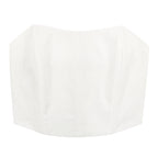 Women's Strapless Linen Corset Crop Top – product view 10