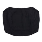 Women's Strapless Linen Corset Crop Top – product view 15