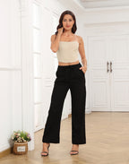 Women's Strapless Linen Corset Crop Top – product view 17