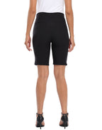 Womens Pull On 10" Inseam Bermuda Shorts with Pockets