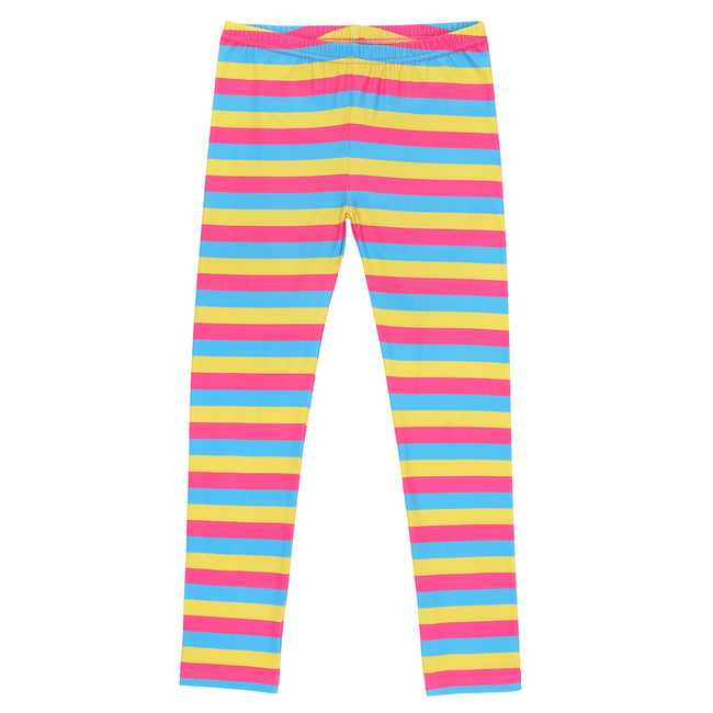 Girl's Candy Stripe Leggings Ultra Soft – alternate view