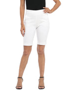Womens Pull On 10" Inseam Bermuda Shorts with Pockets