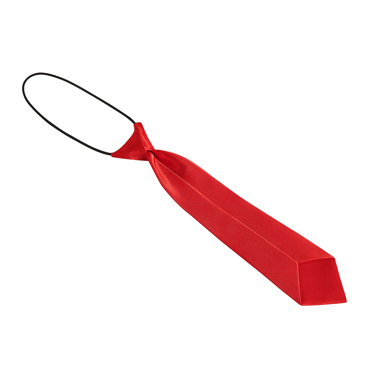 Boy's Pretied Necktie Elastic Neck Strap – side view
