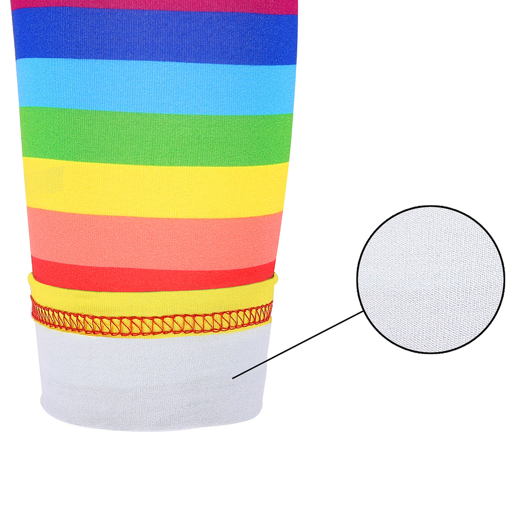 Girl's Rainbow Stripes Ultra Soft Leggings
