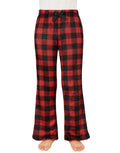 Girl's Buffalo Plaid Fleece Pajama Pants