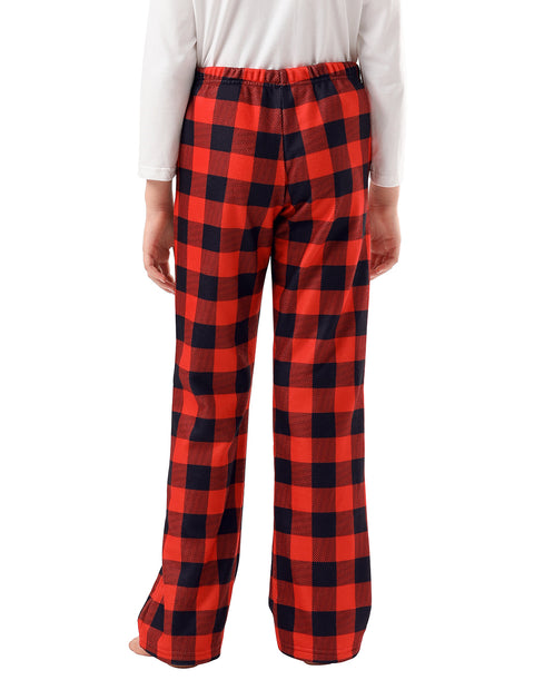 Girl's Fleece Pajama Pants Fuzzy PJ Bottoms w/Pockets