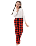 Girl's Fleece Pajama Pants Fuzzy PJ Bottoms w/Pockets
