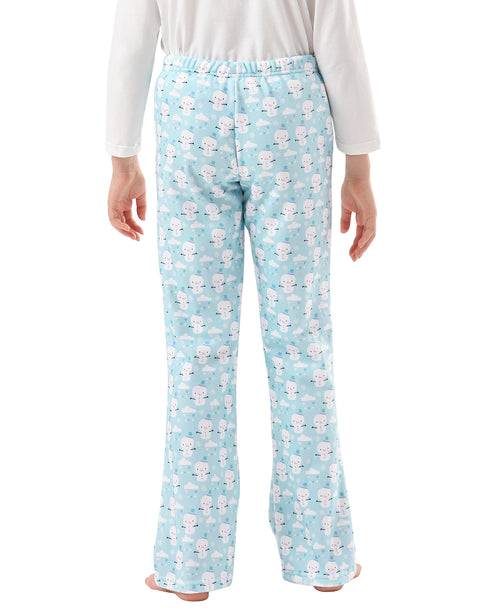 Girl's Fleece Pajama Pants Fuzzy PJ Bottoms w/Pockets