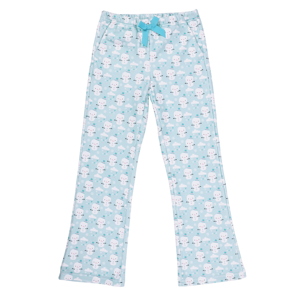 Girl's Fleece Pajama Pants Fuzzy PJ Bottoms w/Pockets
