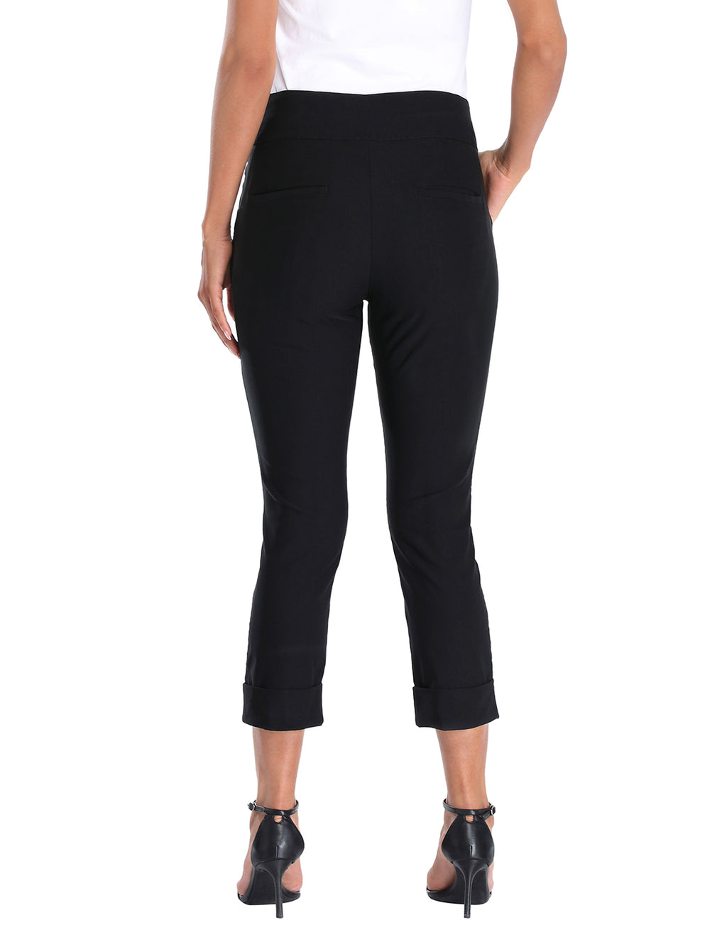 Pull On Capri Pants for Women with Pockets