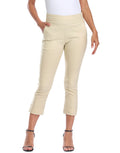 Pull On Capri Pants for Women with Pockets