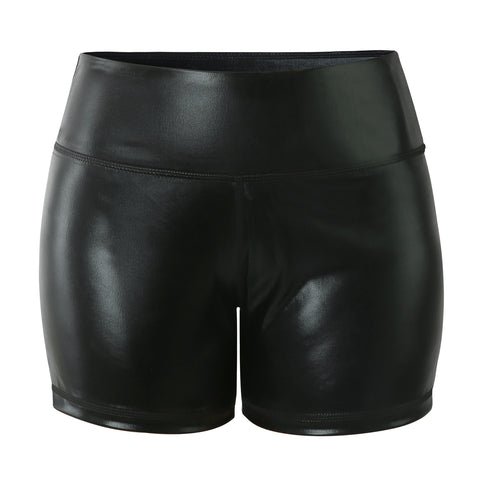 High Waisted Metallic Festival Shorts