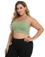 Plus Size Bralette Cami Crop Top