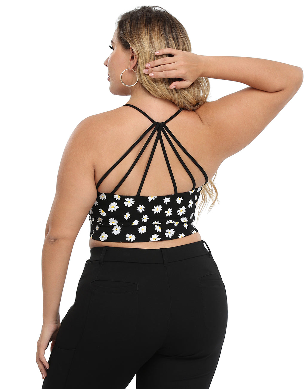 Plus Size Bralette Cami Crop Top