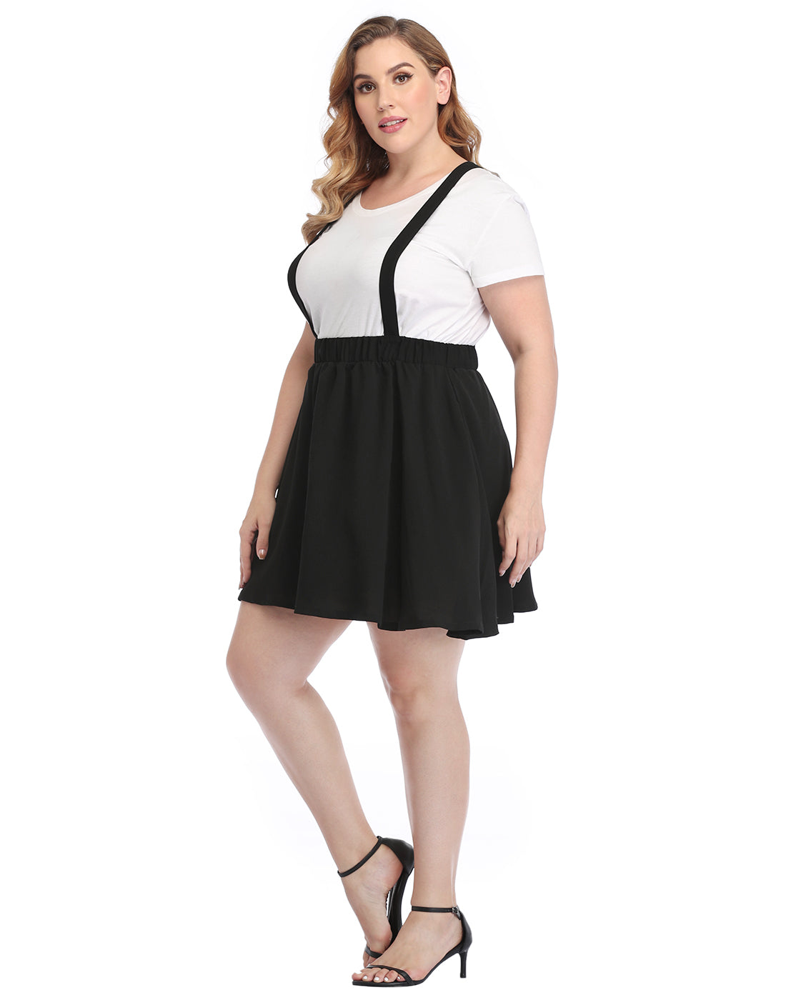 Plus Size Suspender Skirt Secondary image