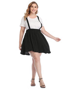Plus Size Suspender Skirt