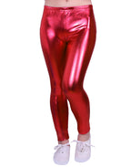 Girl's Metallic Leggings