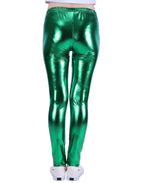 Girl's Metallic Leggings