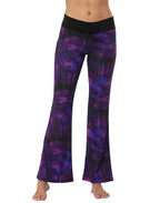 Purple Tie Dye Wide Leg Pajama Pants