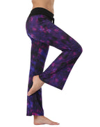 Purple Tie Dye Wide Leg Pajama Pants