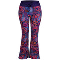 Purple Paisley Wide Leg Pajama Pants